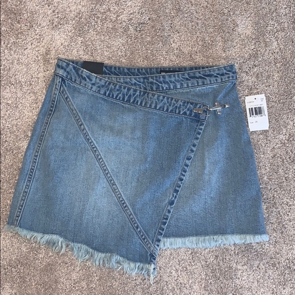 Light Wash Jeans Skirt